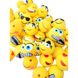 20 Bolinha Emoji Emoticon P/ Kit Festa Maquina De Bolinha 