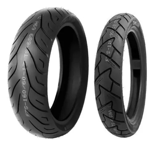 Llantas Timsun 160/60-17 + 110/80-19 Ts-659 Tubeless