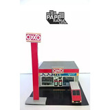 Diorama Papercraft Hot Wheels Esc 1/64 Oxxo 2