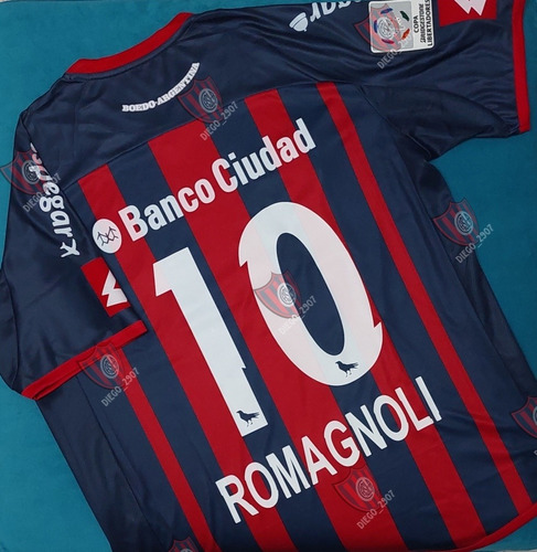 Camiseta Lotto Final Libertadores 2014 Vuelta N°10 Romagnoli