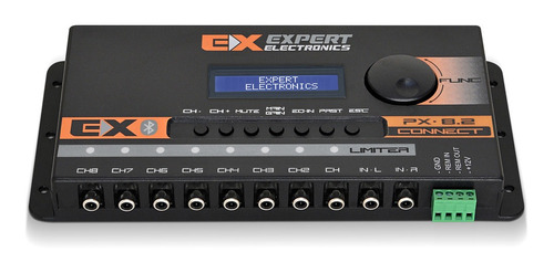 Processador Áudio Crossover 8 Canais Expert Px8.2 Connect