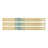 Kit Baquetas De Bateria Liverpool Tennessee Marfim 5a 3 Par