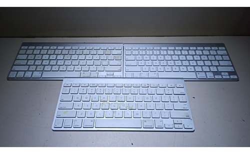 Lote C/ 3 Teclados Bluetooth Apple Qwerty A1314