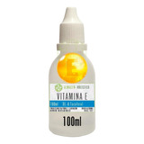 Vitamina E Pura Liquida P/ Shampoo Cremas Antioxidante 100ml