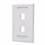 Faceplate Frente 2 Dos Puertos Tapa Bastidor Rj45 Simple | Envío gratis