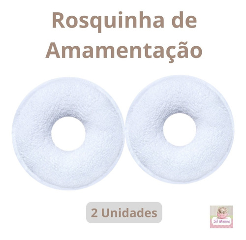 Rosquinha De Amamentação Lavável Para Seios 2un