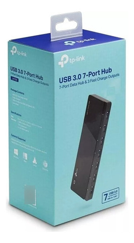 Hub Usb 3.0 Tp-link Uh700 7 Portas 3 Fast Com Fonte Externa