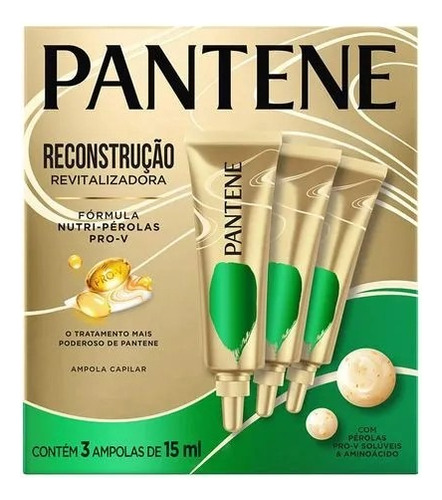 Ampola Capilar Pantene C/ 3 Unidades De 15ml Cada