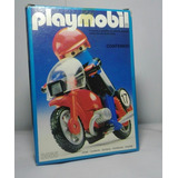 Playmobil Vintage Antiguo Piloto De Motos Motogp! Nuevo! 