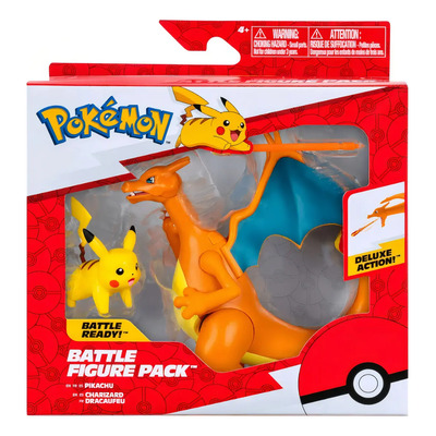 Figura De Acción Pikachu Y Charizard Pikachu De Jazwares Pokemon | Envío gratis