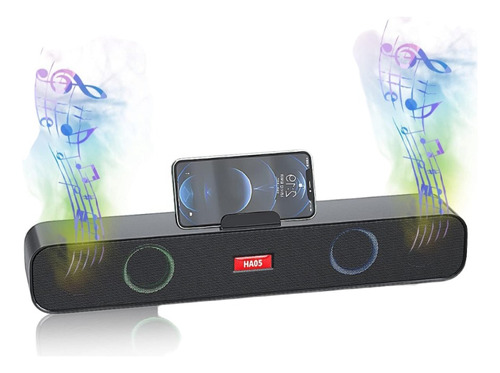 Barra De Sonido Estereo Con Subwoofer Y Bluetooth Tv Y Pc