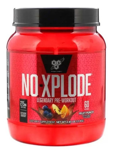 Pre Entreno Bsn No Xplode 3.0 60 Servicios Los Sabores Sabor Blue Raspberry