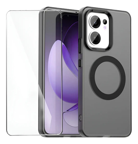 For Oppo Reno 13f 4g/5g Funda Magnética Case+screen Mica