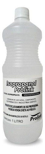 Alcool Isopropilico Isopropanol 1 Litro Pro Link