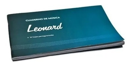 Cuaderno Pentagramado Espiralado Leonard Lnd32 32 Hojas