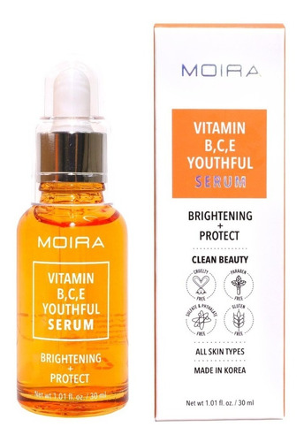 Serum Juvenil De Vitamina B, C, E Moira Piel Radiante