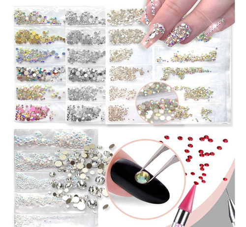 Strass Cristales Piedras 3d Para Uñas Decoración Nail Art