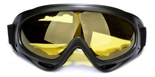 Óculos Goggles Airsoft Paintball Moto Esqui Neve Proteção Cor Amarelo