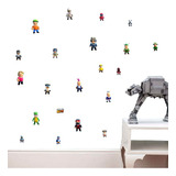 Oferta Vinilos Infantiles Stumble Guys - 21 Figuras