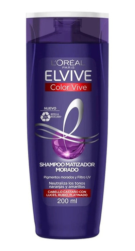Shampoo Matizador Elvive Color Vive Violeta 200ml Loreal