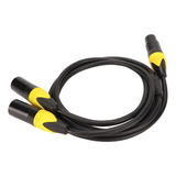 Cable Divisor Xlr Hembra A Doble Macho De 3 Pines Silencioso