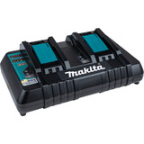 Carregador Duplo Para Baterias 18v Dc18rd 220v Makita Cor Preto