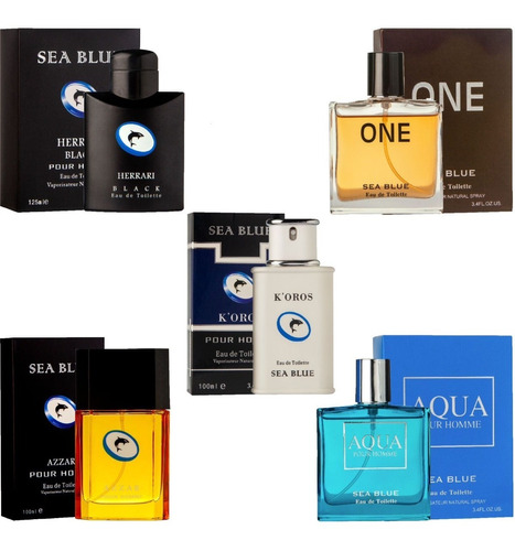 Kit 5 Perfumes 100ml Para Revenda No Atacado