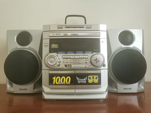 Equipo De Música Phillips: Radio, 3 Cds Y 2 Cassettes