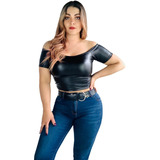 Croptop Cuello Barco