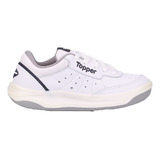 Zapatilla Topper Tenis Unisex X Forcer Cf Bco - Gris Az Cli