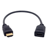 Cabo Adapdador Hdmi Macho-femea /extensor Hdmi 30 Cm 