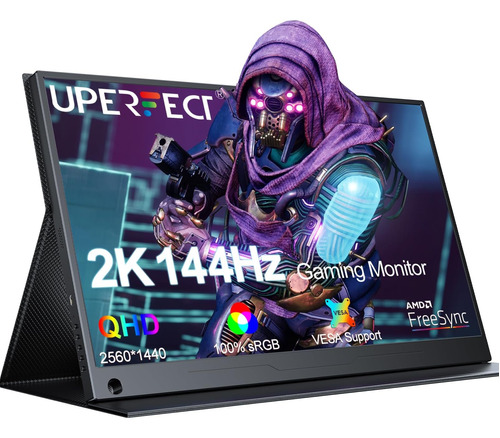 Uperfect Monitor Portátil 2k 144hz Monitor De Juegos Portáti