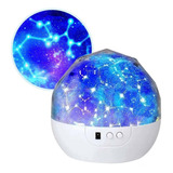 Lampara Velador Proyector Estrella Luna Luz Rgb 360 Usb