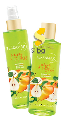 Set De Colonia Y Gel De Baño Juicy Pear Terramar