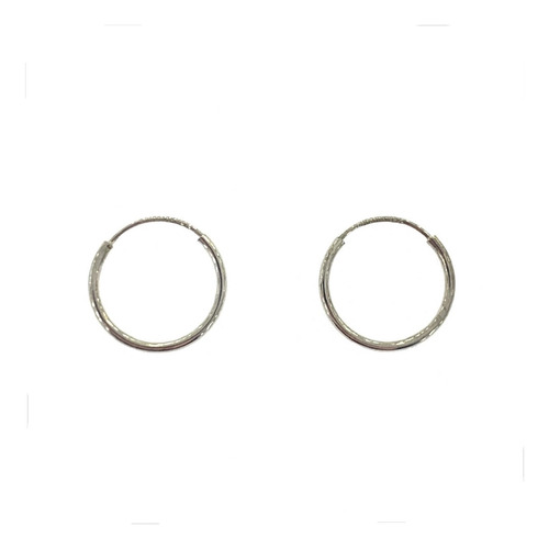 Mini Arracada 11mm Oro 14k Kt / Niña Mujer Regalo 2 Piezas