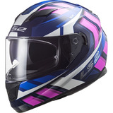 Casco Para Moto Integral Ls2 Stream Evo Ff320 Loop Pink L