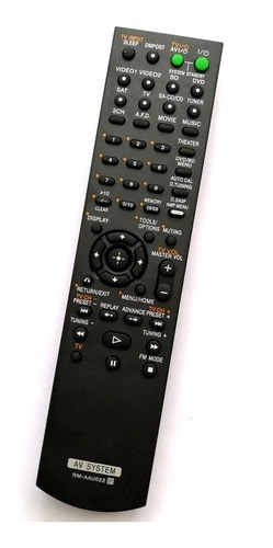 Control Remoto Para Sony Av Sistema Muteki Rm-aau022