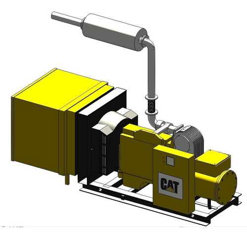 Familia Revit Mep Gerador Caterpilar