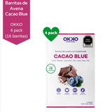 Barritas De Avena  Cacao Blue 40g C/u Okko® 16 Pzas