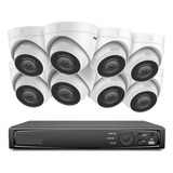 Sistema De Cámaras De Videovigilancia 4k Poe 8ch H.265 +