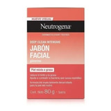 Jabón Facial En Barra Neutrogena Deep Clean Intensive 80 G