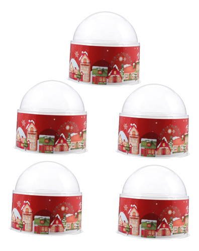 Ifundom 5 Juegos De Cajas Cubo De Abrazo De Navidad Contened