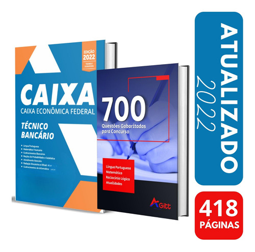 Kit Apostila Técnico Bancário Caixa Econômica + 700 Questões