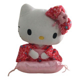 Sanrio Peluche- Hello Kitty Kimono Cojín Rosa (grande) Jp