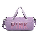 Bolsos Pink Impermeable Gimnasio Gym Con Botinero Viajero