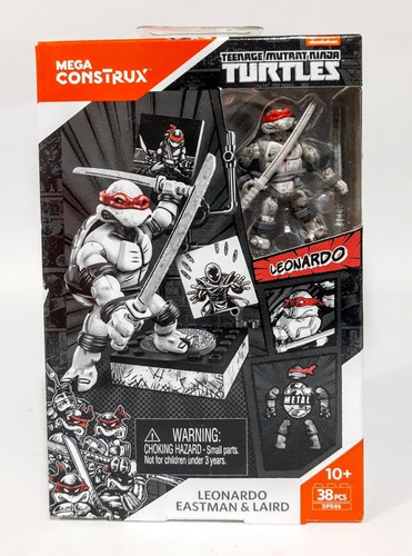 Tmnt Leonardo Mega Construx, Edición Eastman And Laird 