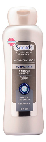  Acondicionador Simond´s Purificante Carbón Vegetal 410ml