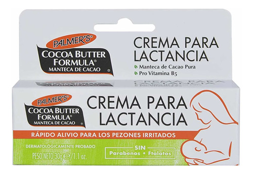 Crema Para Lactancia Palmer´s 30g Manteca De Cacao