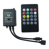 Controladora Led Audio Ritmica Rgb Control Remoto Ir 12v 24v