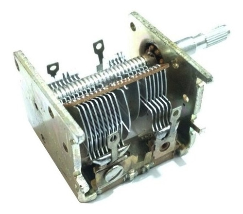 Capacitor / Condensador Variable Aire Doble -  Radios Bulbos